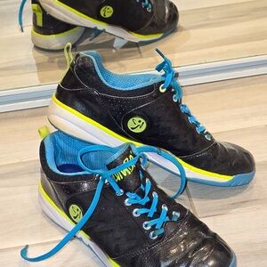 Zumba fitness Black and Blue Athletic Shoes